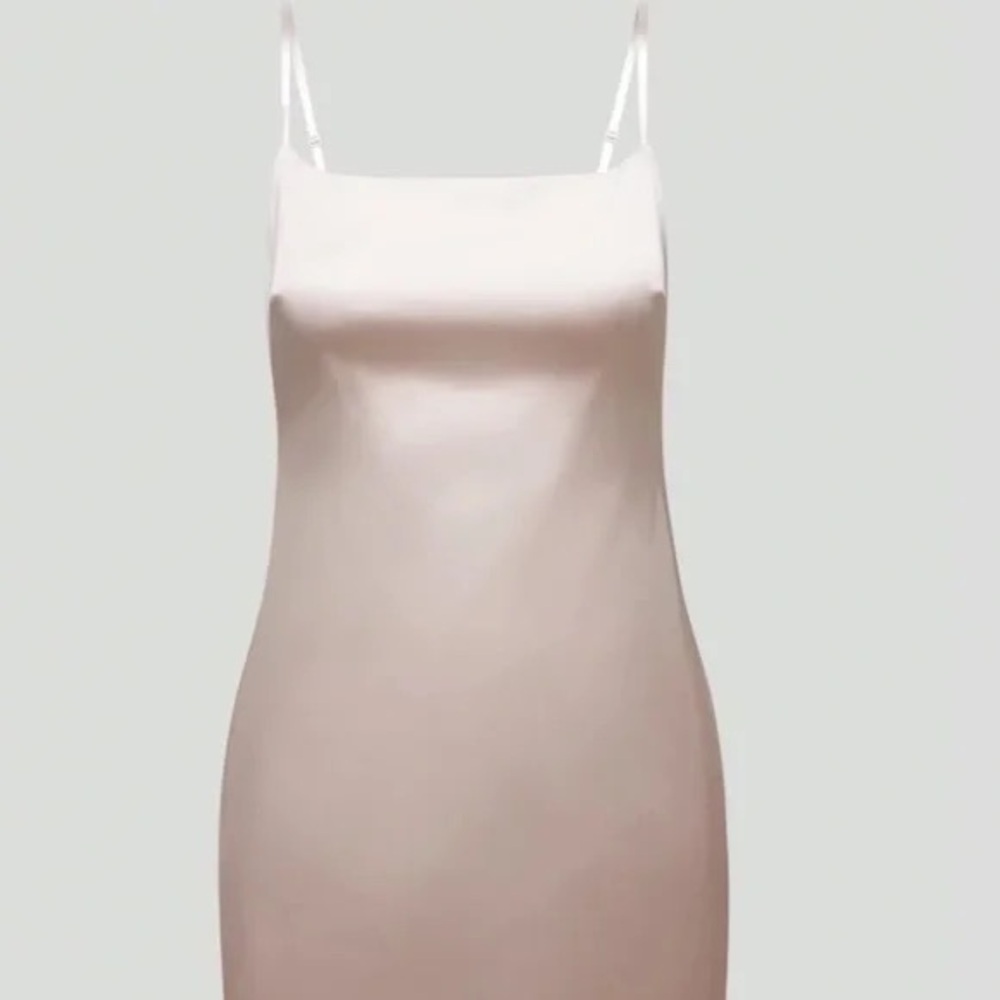 Aritzia Ten by Babaton Passion Dress Dovetail Taupe
